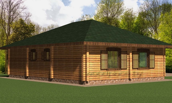 Деревянный дом "Волгоград" 3