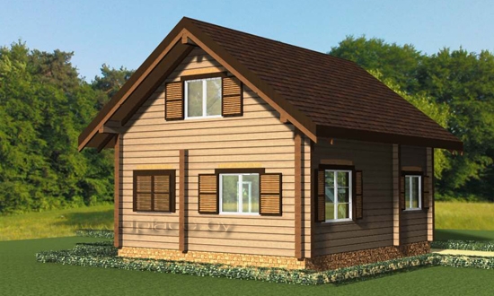 Деревянный  дом "Уют" 3