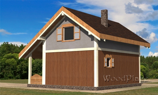 Проект каркасного дома "Лебеди"