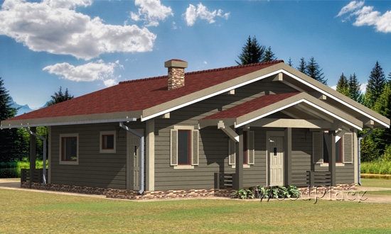 Проект каркасного дома "Юрий"