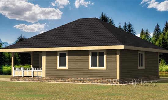 Проект каркасного дома "Молодечно"