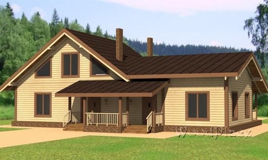 Проект каркасного дома "Раубичи"