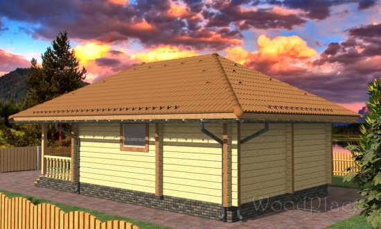 Проект бани  "Борисов"