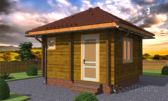 Проект бани  "Городок"