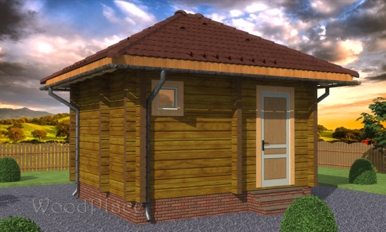 Проект бани  "Городок"