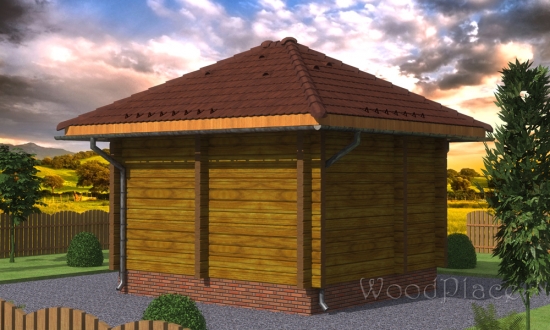 Проект бани  "Городок"