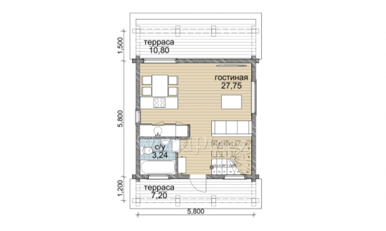 Проект дома "Уса"