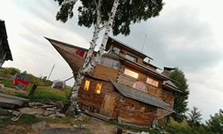 Деревянный дом-корабль