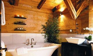 Ванна в деревянном доме 2